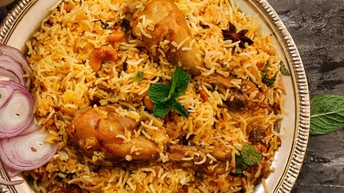 Vijayawada Special (Boneless) Chicken Biryani.