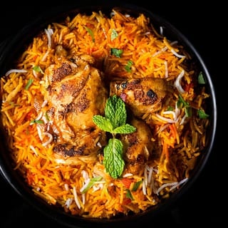 Goat Fry Biryani