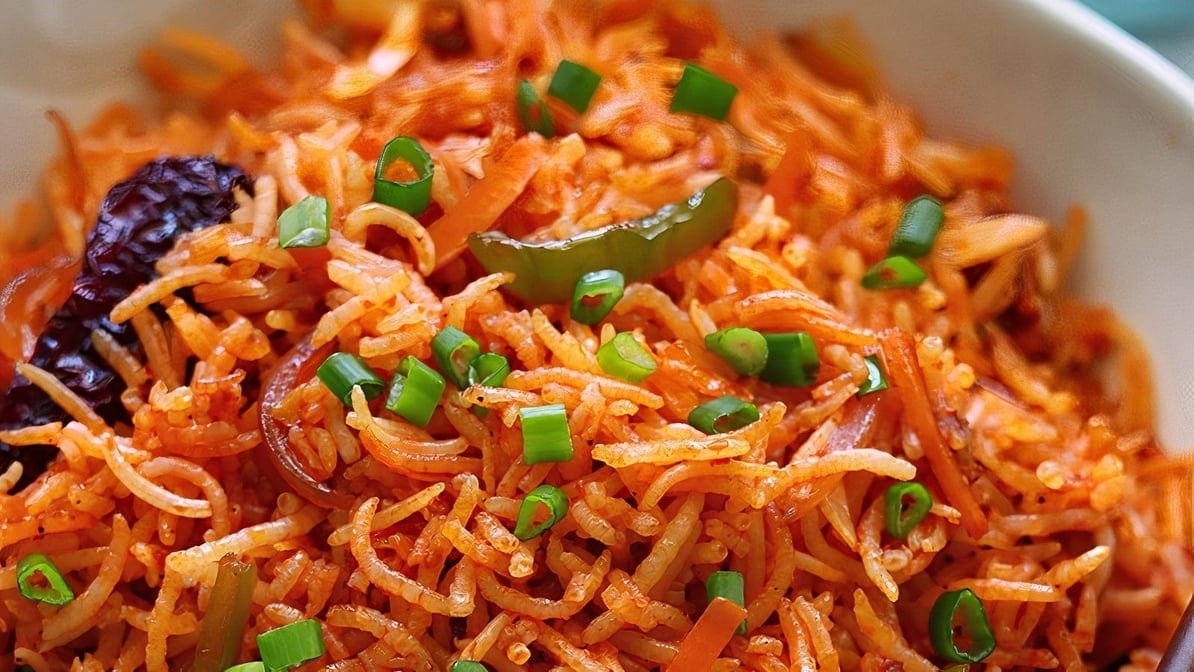 Veg Szechuan Rice.