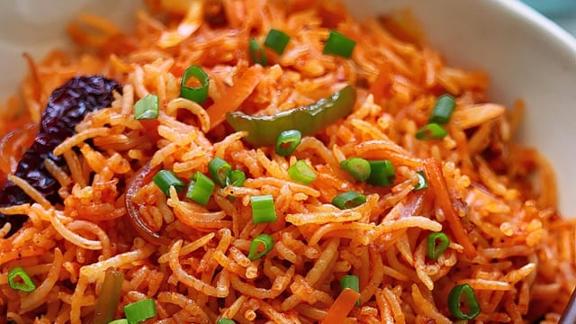 Veg Szechuan Rice.