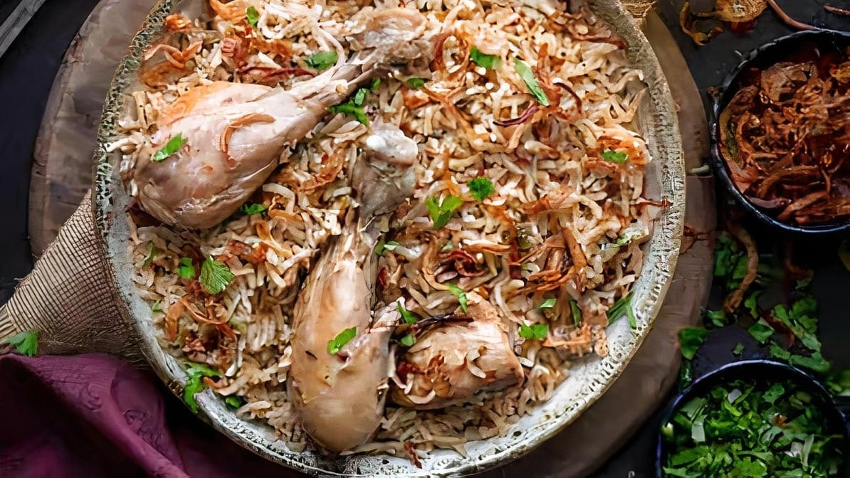 Chicken Fry Pulao.