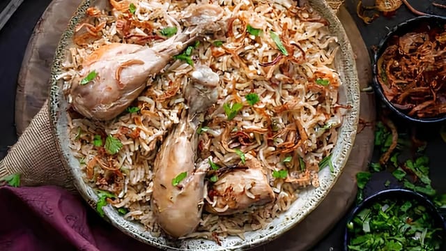 Chicken Fry Pulao.