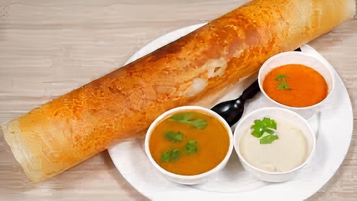 Butter Dosa or Ghee Dosa.