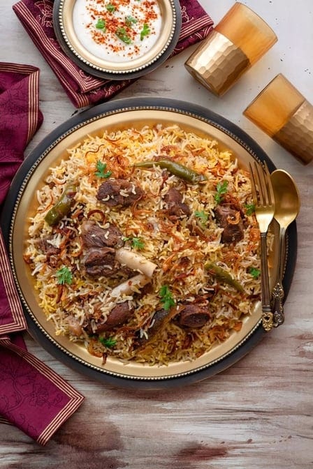 Lamb Fry Pulao.