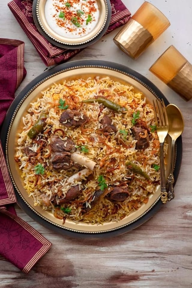 Lamb Fry Pulao.