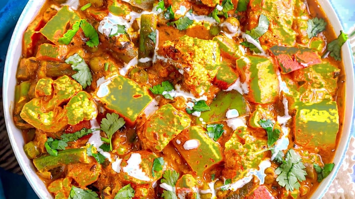 Mixed Vegetable Curry.