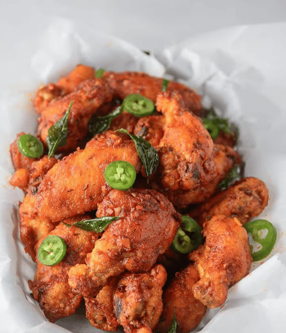 Chicken 65 Wings.