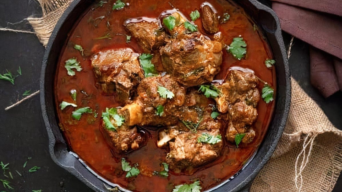 Andhra Mutton Curry.