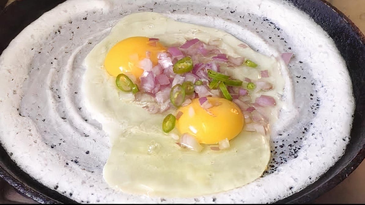 Double Egg Dosa.