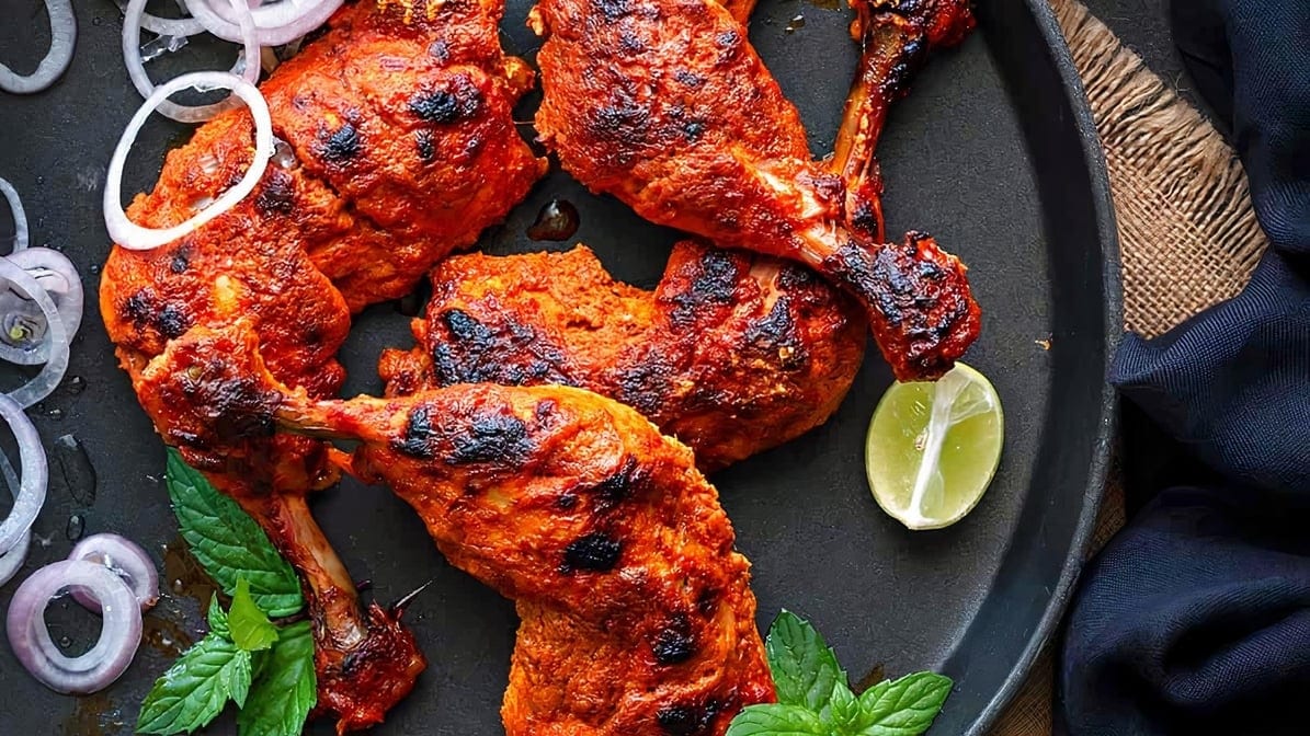 Tandoori Chicken Half.