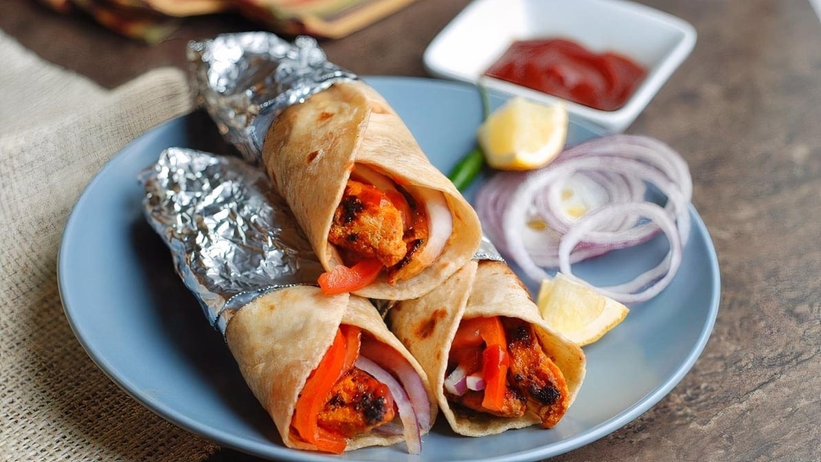 Chicken Tikka Frankie.