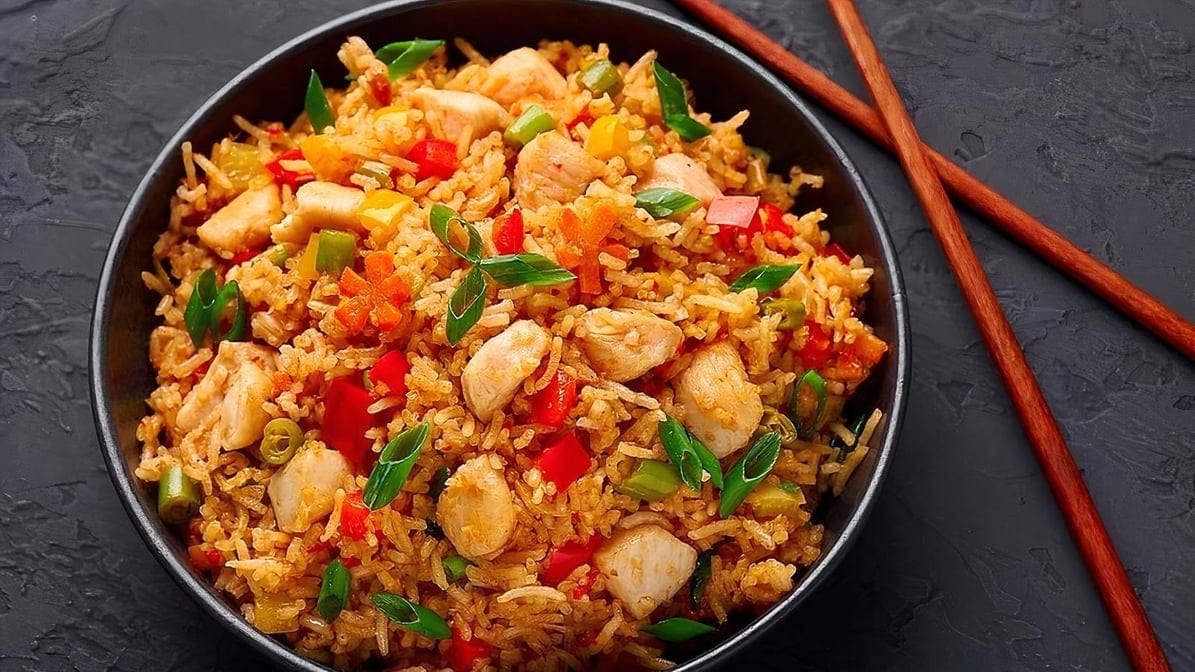 Chicken Szechuan Rice.