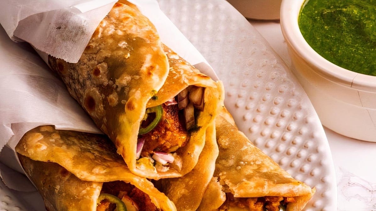 Veg Frankie.