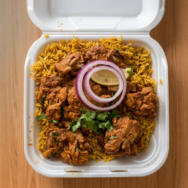 Ghee Roast Chicken Mandi.